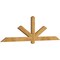 Ekena Millwork Kennewick Rough Sawn Timber Gable Bracket, Western Red Cedar, 84"W x 24"H x 2"D x 4"F, 7/12 Pitch GBW084X24X0204KEN00RWR - alternate 4